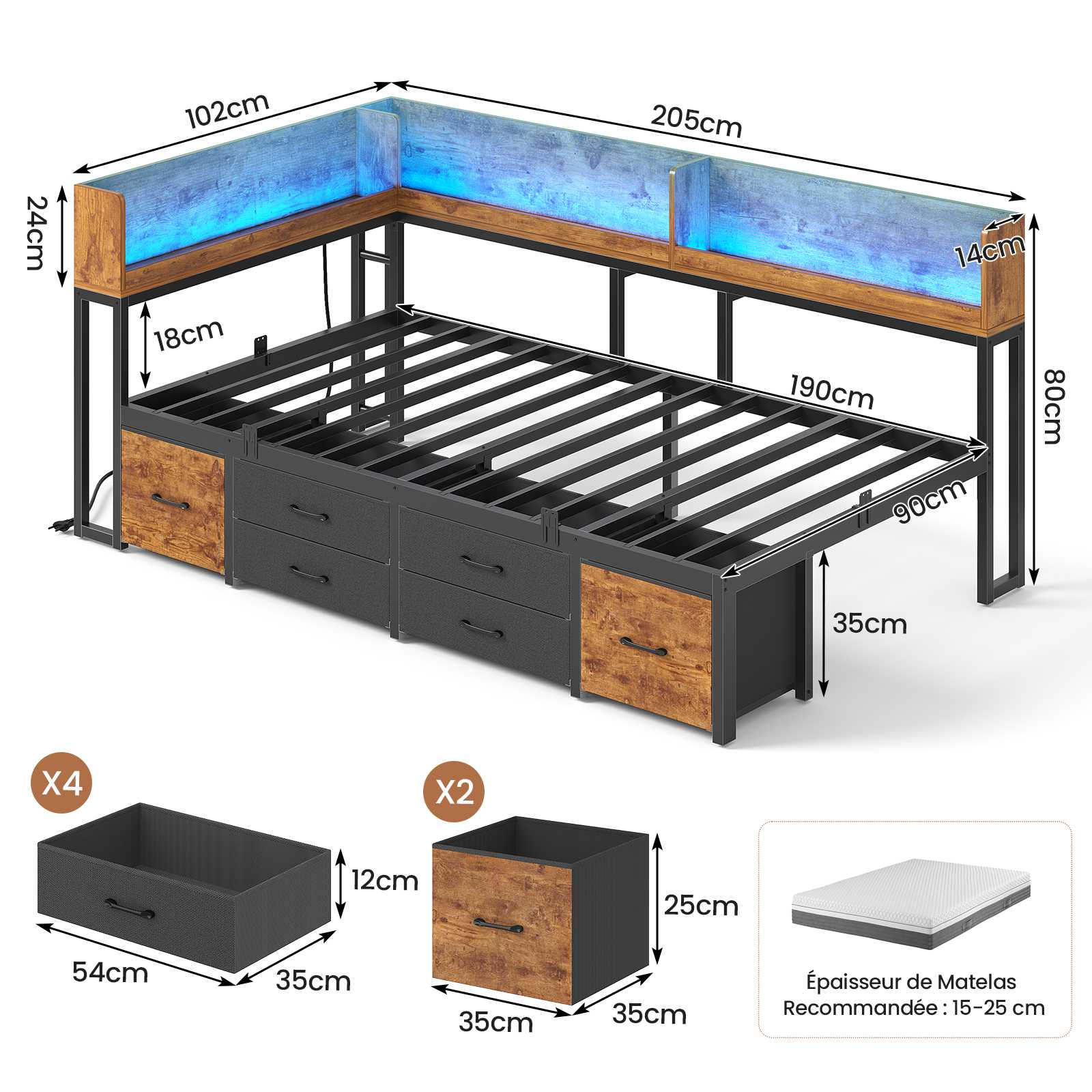 2 person desk